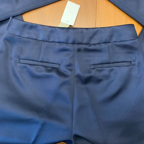 NWT J. Crew Collection high-rise wide-leg pant in satin - Picture 8 of 10